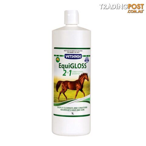 VETSENSE- EQUIGLOSS 2 IN 1 1LT