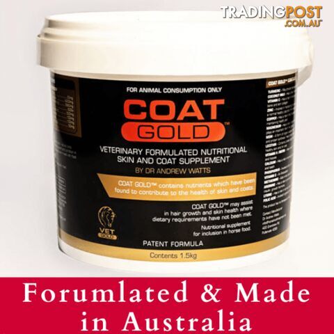 EQUINE COAT GOLD - SUPPORTS COAT AND HAIR HEALTH I