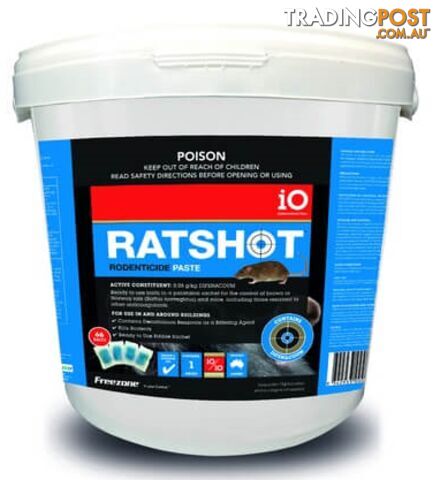 IO RATSHOT PASTE BLUE DIFENACOUM