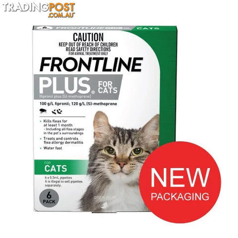 FRONTLINE PLUS FOR CATS (GREEN)