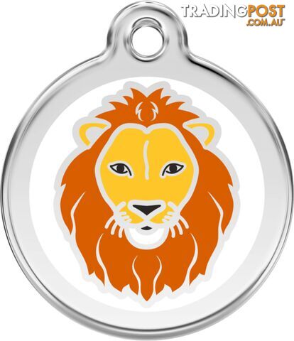 RED DINGO LION TAG - LIFETIME GUARANTEE - CAT, DOG