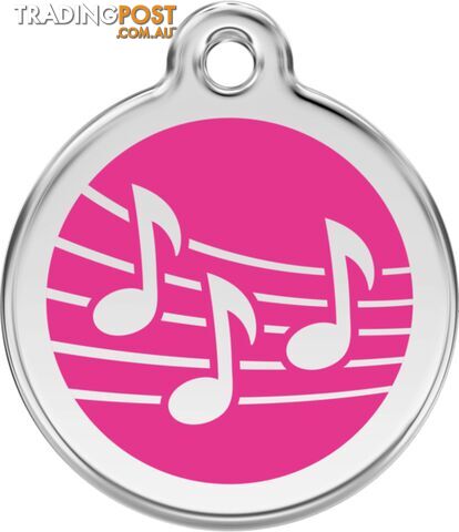 RED DINGO MUSIC HOT PINK TAG - LIFETIME GUARANTEE