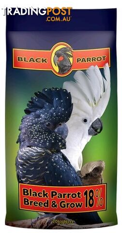 LAUCKE MILLS- BLACK PARROT - BREED & GROW 18%