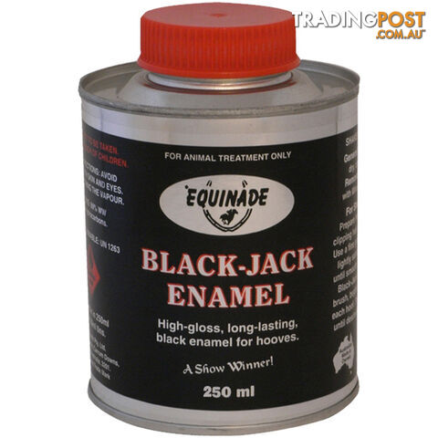 EQUINADE BLACK JACK ENAMEL W/BRUSH