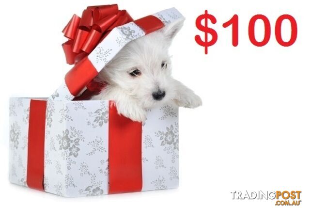 $100 AUSSIE VET PRODUCTS GIFT CARD