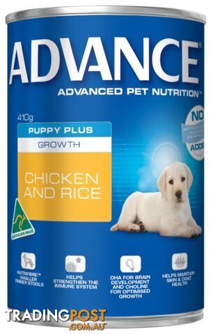 ADVANCE PUPPY PLUS GROWTH WET FOOD - CHICKEN AND R