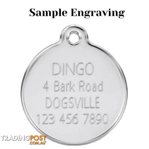 RED DINGO GLITTER BONE TAG PURPLE - LIFETIME GUARA - photo 3 of 4