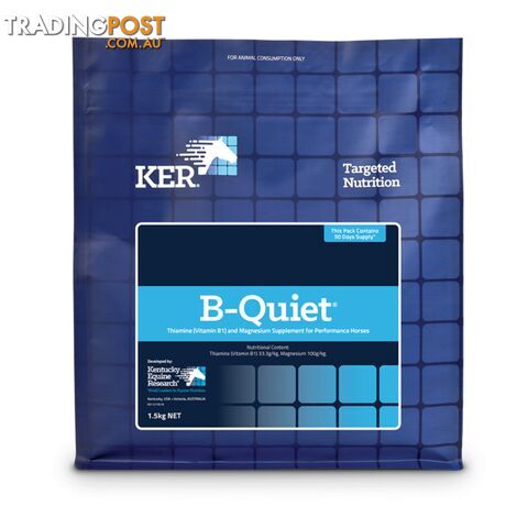 KENTUCKY EQUINE- B-QUIET