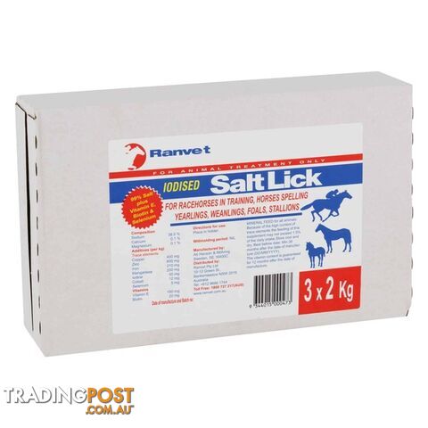 RANVET SALT LICKS (IODISED)