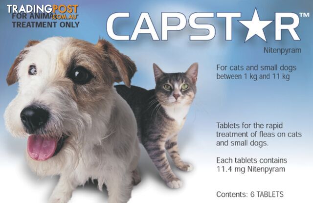 CAPSTAR TABLETS FOR CATS AND SMALL DOGS 0.5-11KG -