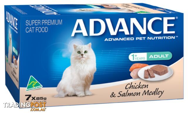 ADVANCE ADULT CAT WET FOOD CHICKEN & SALMON ME - photo 2 of 2