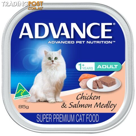ADVANCE ADULT CAT WET FOOD CHICKEN & SALMON ME
