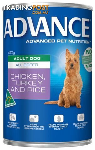 ADVANCE ADULT ALL BREED WET FOOD - TURKEY AND RICE