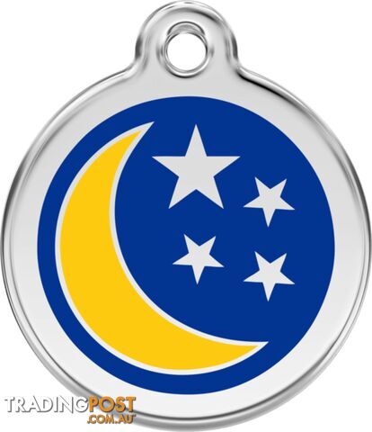 RED DINGO MOON & STARS DARK BLUE TAG - LIFETIM