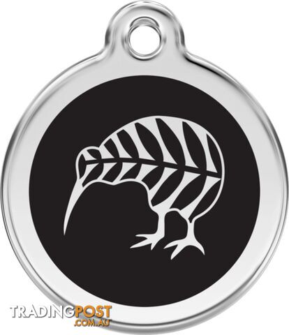 RED DINGO NEW ZEALAND FLAG TAG - LIFETIME GUARANTE