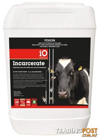 IO INCARCERATE POUR-ON LICE & FLY TREATMENT