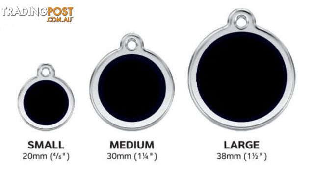 RED DINGO 2D BONE TAG DARK BLUE - LIFETIME GUARANT - photo 4 of 4