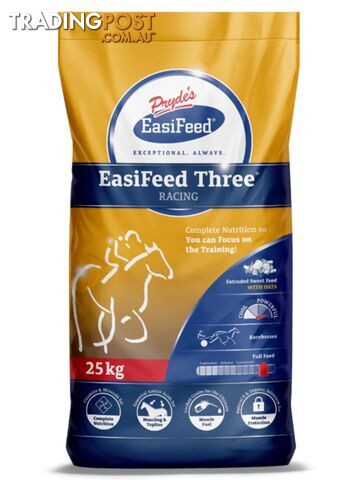 PRYDES EASIFEED THREE RACING 25KGS