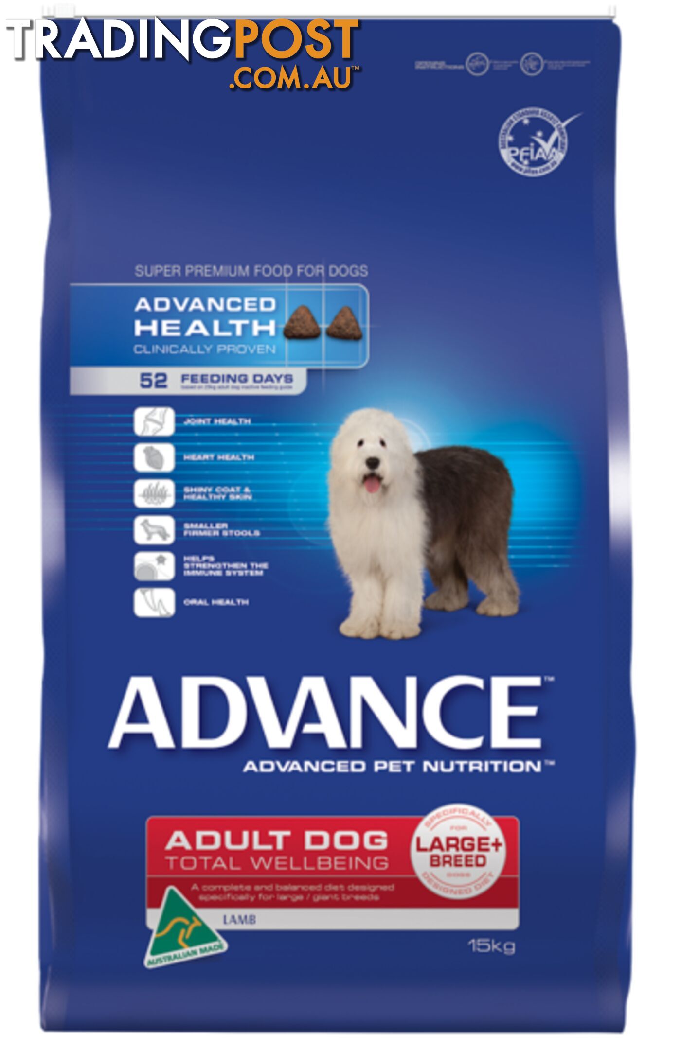 ADVANCE CANINE TOTAL WELLBEING LARGE BREED LAMB 15