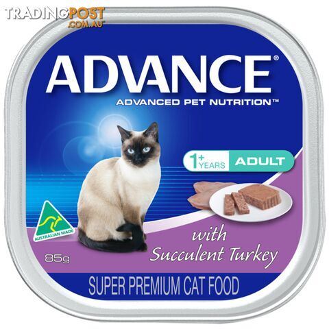 ADVANCE ADULT CAT WET FOOD SUCCULENT TURKEY 7 X 85