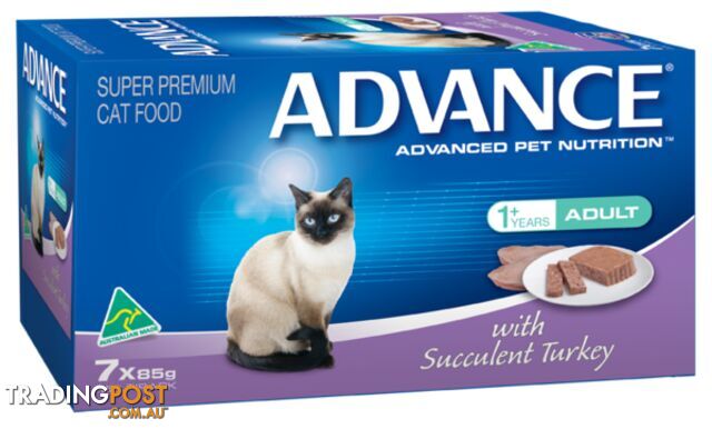 ADVANCE ADULT CAT WET FOOD SUCCULENT TURKEY 7 X 85 - photo 2 of 2