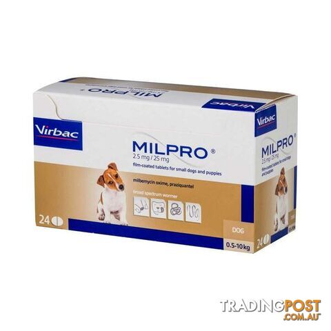 MILPRO ALLWORMER FOR SMALL DOGS & PUPPIES 0.5