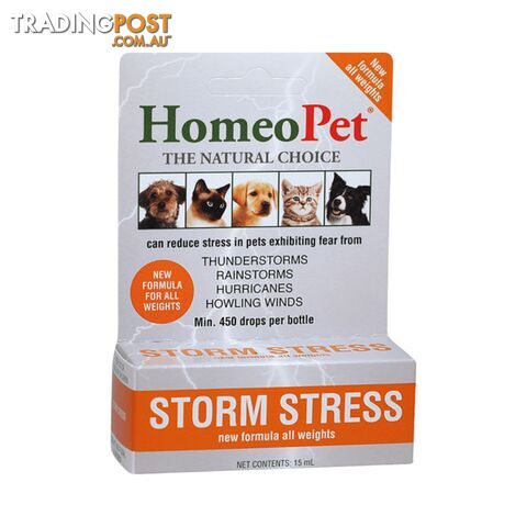 HOMEOPET STORM STRESS 15ML (ALL WEIGHTS)