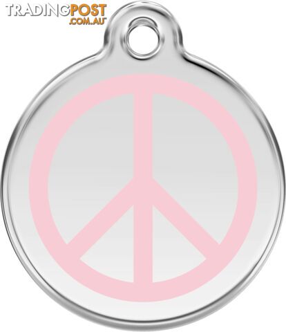 RED DINGO PEACE PINK TAG - LIFETIME GUARANTEE - CA