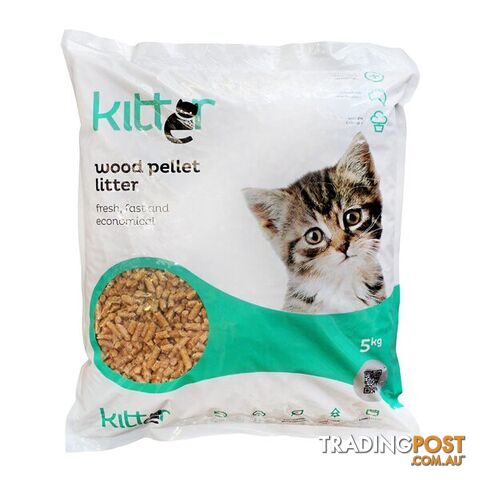 KITTER WOOD PELLET CAT LITTER