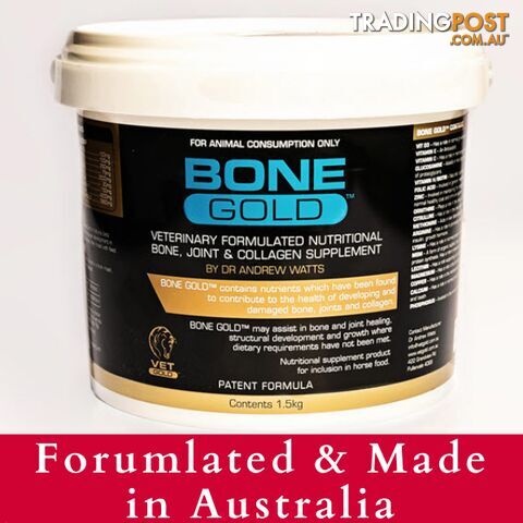 EQUINE BONE GOLD - BONE, JOINT & COLLAGEN SUPP