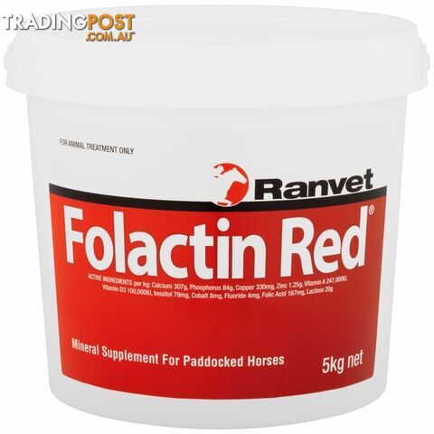 RANVET FOLACTIN RED STUD FORMULA