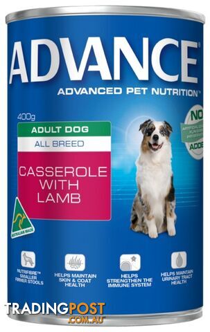 ADVANCE ADULT DOG ALL BREED WET FOOD - CASSEROLE W