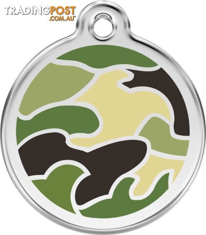 RED DINGO ENAMEL CAMOUFLAGE GREEN - LIFETIME GUARA - photo 1 of 4