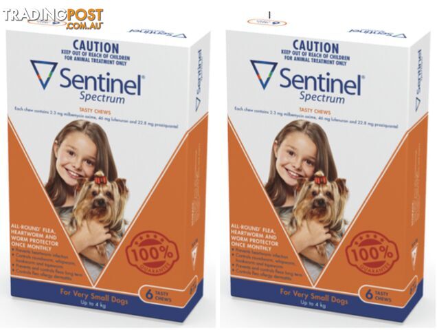 SENTINEL SPECTRUM TASTY CHEWS FOR VERY SMALL DOGS