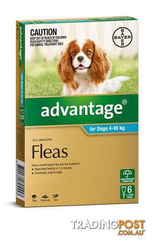 ADVANTAGE FOR DOGS 4-10KG (AQUA)