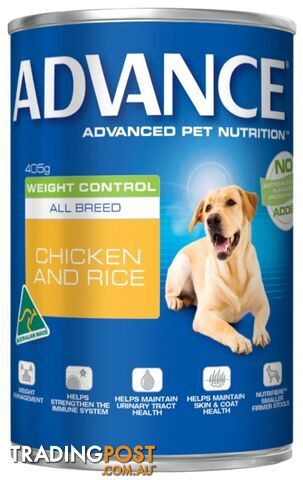ADVANCE ADULT DOG WEIGHT CONTROL WET FOOD - CHICKE
