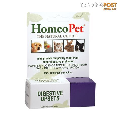 HOMEOPET DIGESTIVE UPSETS 15ML