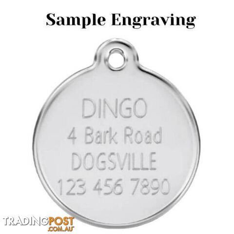 RED DINGO ENAMEL YELLOW HEART TAG - LIFETIME GUARA - photo 3 of 4