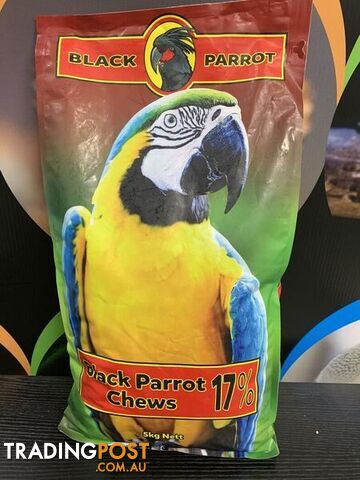 LAUCKE MILLS- BLACK PARROT CHEWS 17% - 10KG