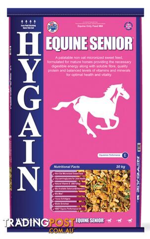 HYGAIN EQUINE SENIOR HORSE FEED 20KG