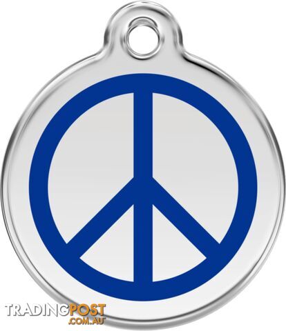 RED DINGO PEACE DARK BLUE TAG - LIFETIME GUARANTEE