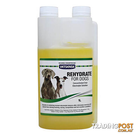 VETSENSE- LABS REHYDRATE GREYHOUND