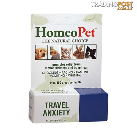 HOMEOPET TRAVEL ANXIETY 15ML