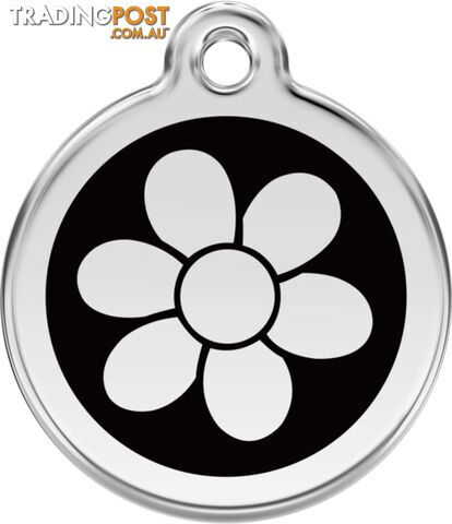 RED DINGO FLOWER BLACK TAG - LIFETIME GUARANTEE -