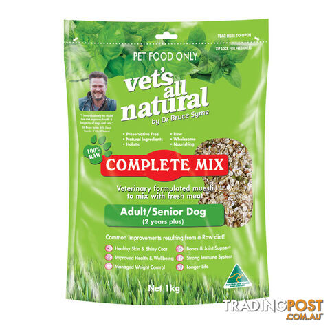 VET'S ALL NATURAL CANINE COMPLETE MIX ADULT /