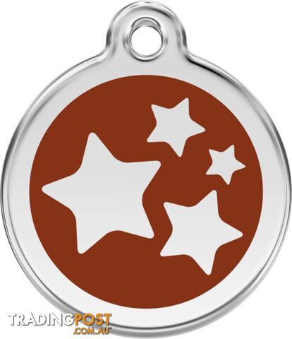 RED DINGO STARS BROWN TAG - LIFETIME GUARANTEE - C