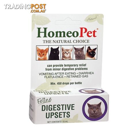 HOMEOPET FELINE DIGESTIVE UPSETS 15ML