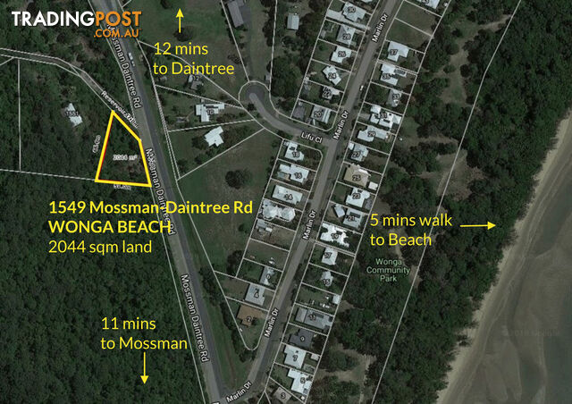 1549 Mossman Daintree Road WONGA BEACH QLD 4873
