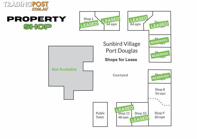 Shops 1-11 Mirage Sunbird Village PORT DOUGLAS QLD 4877