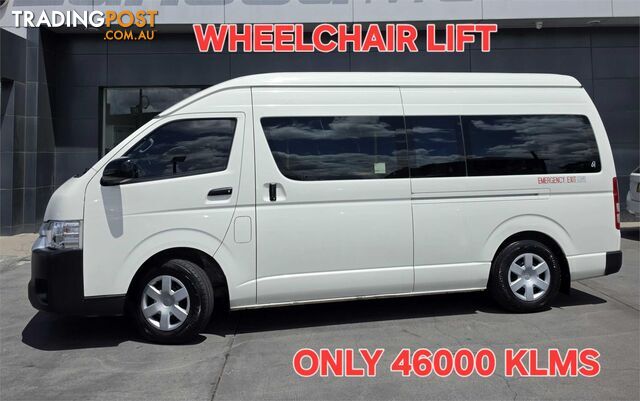 2014 TOYOTA HIACE COMMUTER KDH223R MY12 UPGRADE BUS
